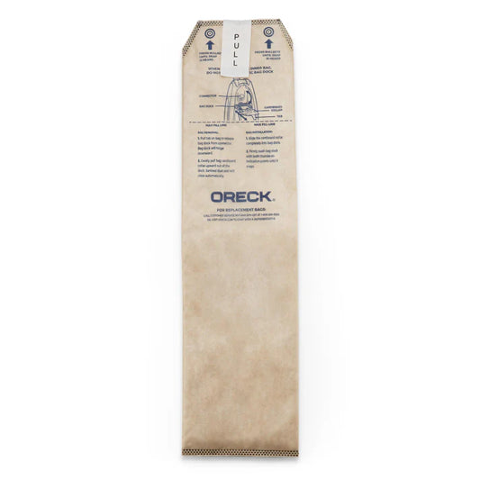 6 Oreck Hepa Odor Fighting Vacuum Bags For Oreck Magnesium & Discover Uprights UK30500, UK30500PC, LW100, LW1500