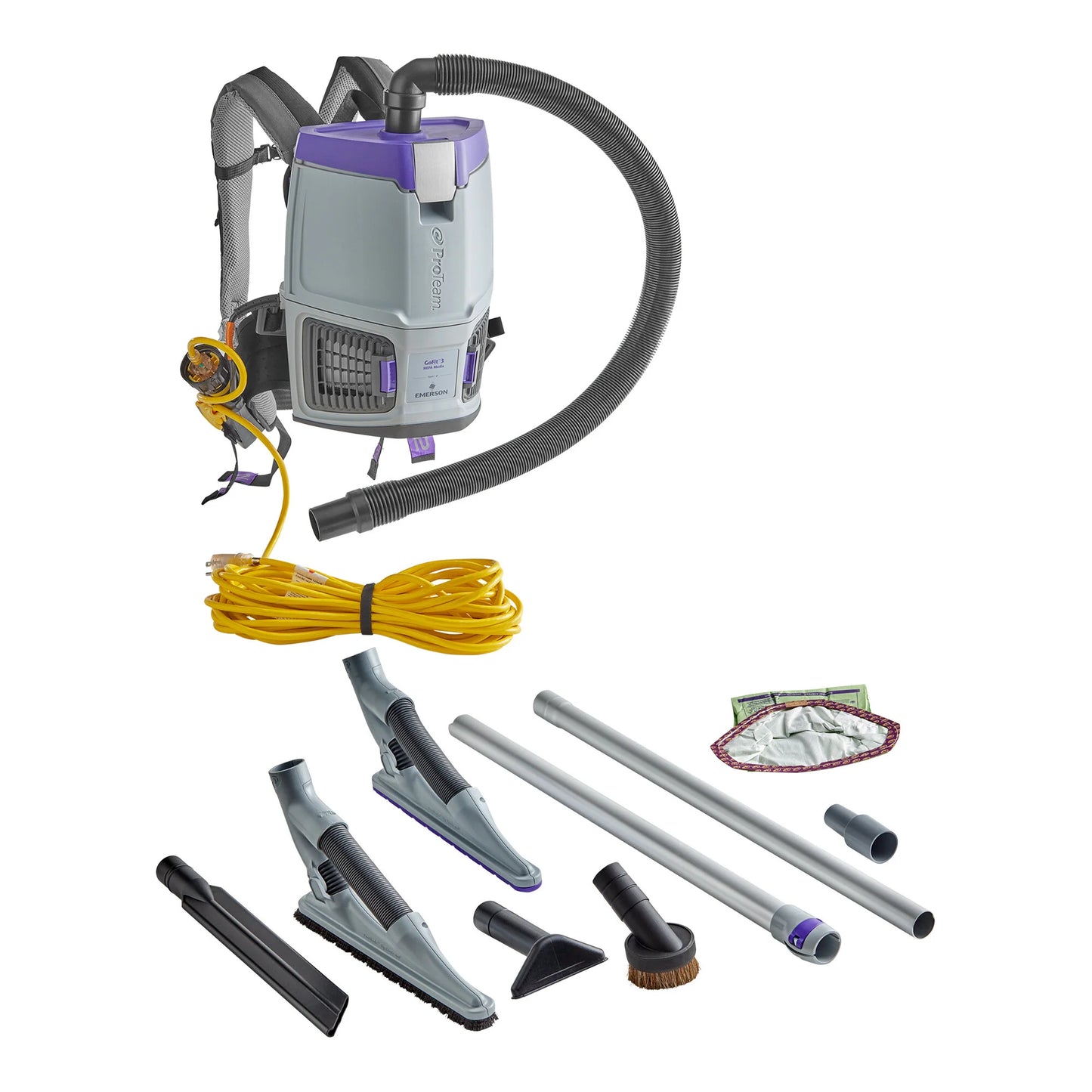 Proteam GoFit 3 Backpack Vacuum W/107532 Problade Combo Kit  #107716