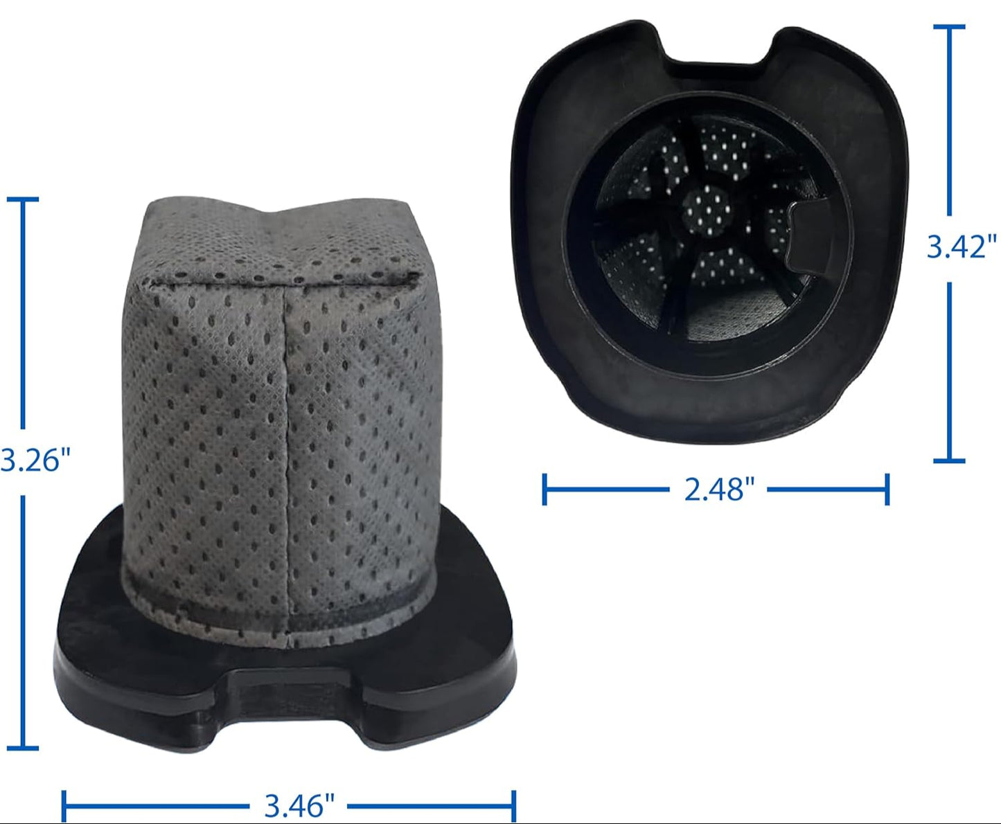 Replacement Filter For Shark Handheld Vacuum CH701, CH701C, CH700WM, CH700. Compare to part #XDCFCH700. Pack of 3