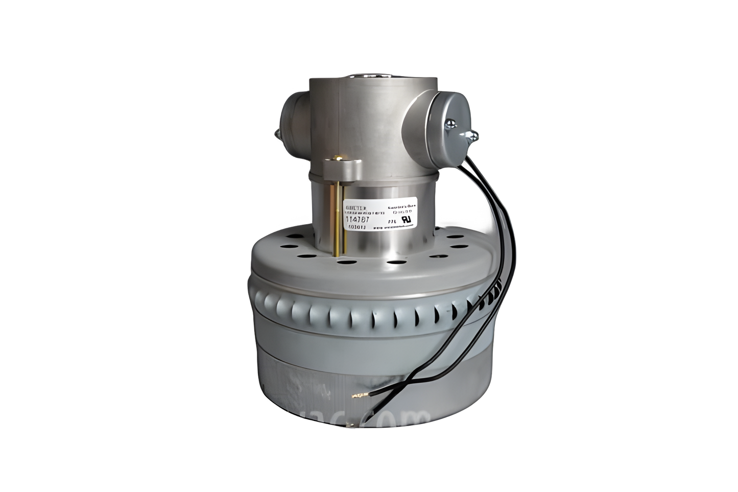 Ametek Lamb Motor, Metal Mounting Brackets, 7.5 in Body Dia., 120V AC, 3 Blower Stages #114787