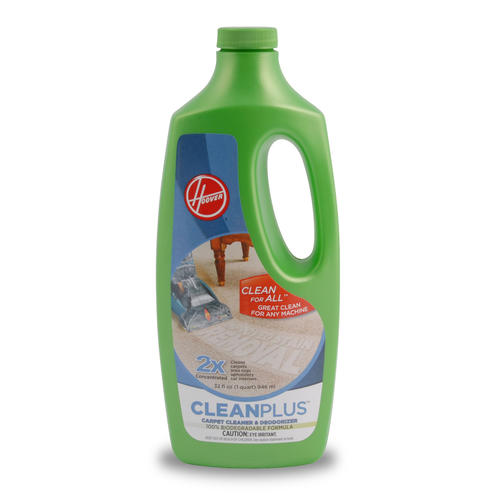 SHAMPOO-HOOVER 32oz,2X FORMULA,CLEAN PLUS CARPET CLEANER & DEODORIZER