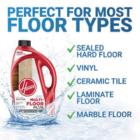 Hoover Multi-Floor Plus Hard Floor Cleaner Solution Formula, 64 oz, AH30420NF