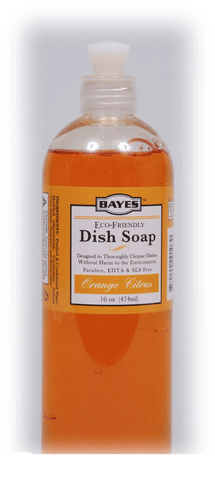 Bayes Orange Citrus Dish Soap - 16oz Squeeze Bottle