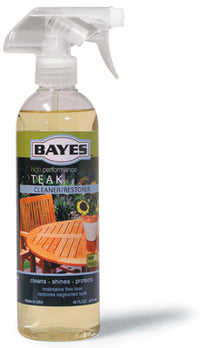 Bayes Teak Cleaner and Restorer - 16 oz Spray  Bottle