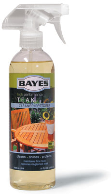 Bayes Teak Cleaner and Restorer - 16 oz Spray  Bottle