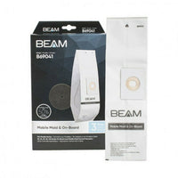 3 Vacuum Bags + 1 Filter, GENUINE BEAM for ON-BOARD VACS, Part 110041, B69041-6