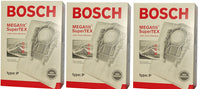 Bosch Style P Vacuum Cleaner Bags  BBZ52AFP2U - 3 Pack Bundle