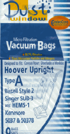 Bissell 32014 Style 2 ANTI-BACTERIAL bags- Generic - 3 pack