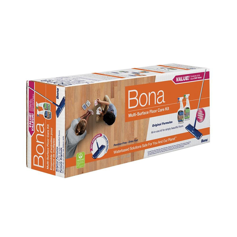 Bona Hard Surface Floor Care Kit WM710013345, WM710013501 - For Tile, Vinyl, Stone, Laminate, Hard Wood Floors