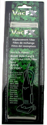 Bissell 32076 Style 7, 9, 16 HEPA filter