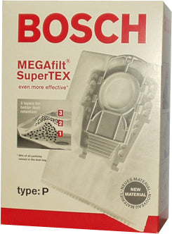 Bosch: BO-14010 Paper Bag, Type P Micro W/Filters 5 Pk BBZ52AFP2U 462586