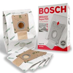 Bosch Type G Vacuum Cleaner Bags Super TEX BBZ51AFG1U, BBZ51AFG2U, BBZ41FGALL, 17003048  - 4/pack