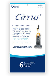 Cirrus: C-14007 Paper Bag, Cirrus CPU4T HEPA 6 Pk