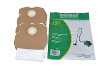 Bissell Big Green Commercial Paper Vacuum Bags - 12-Pack, 2.25-Gallon Capacity, Model Number C3000-PK12