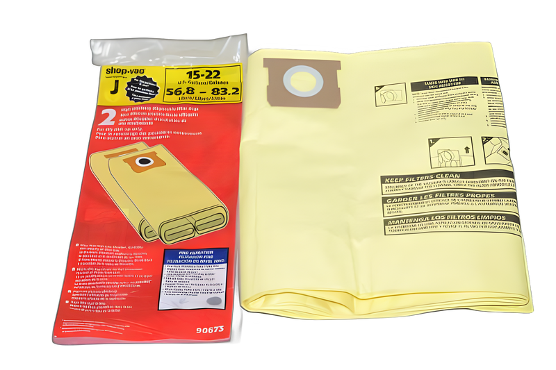 Paper Bags Shop Vac, 2pk, Dry Wall Vac16 22 Gallons Vacuum #9067333