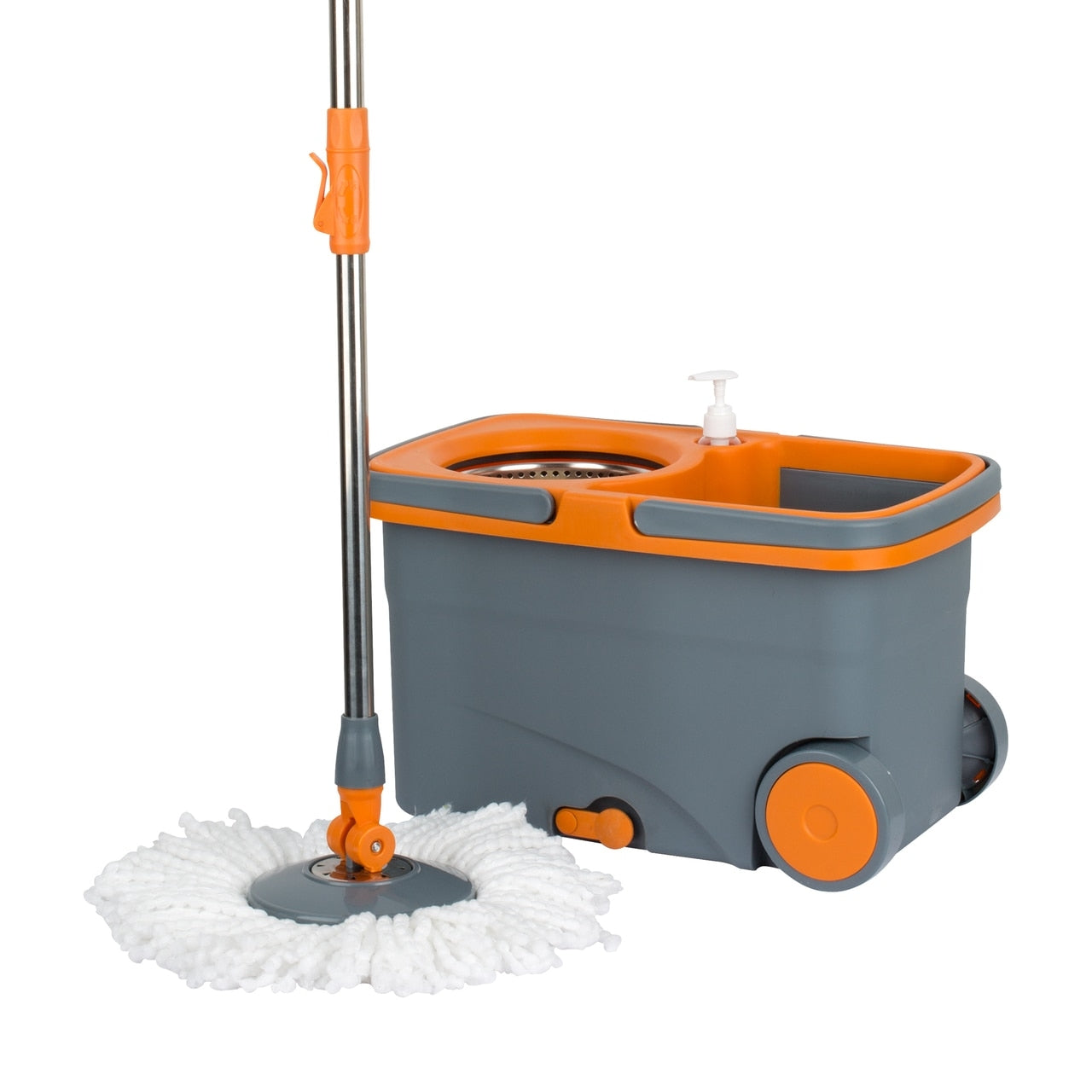 Casabella Spin Cycle Mop with Bucket on Wheels