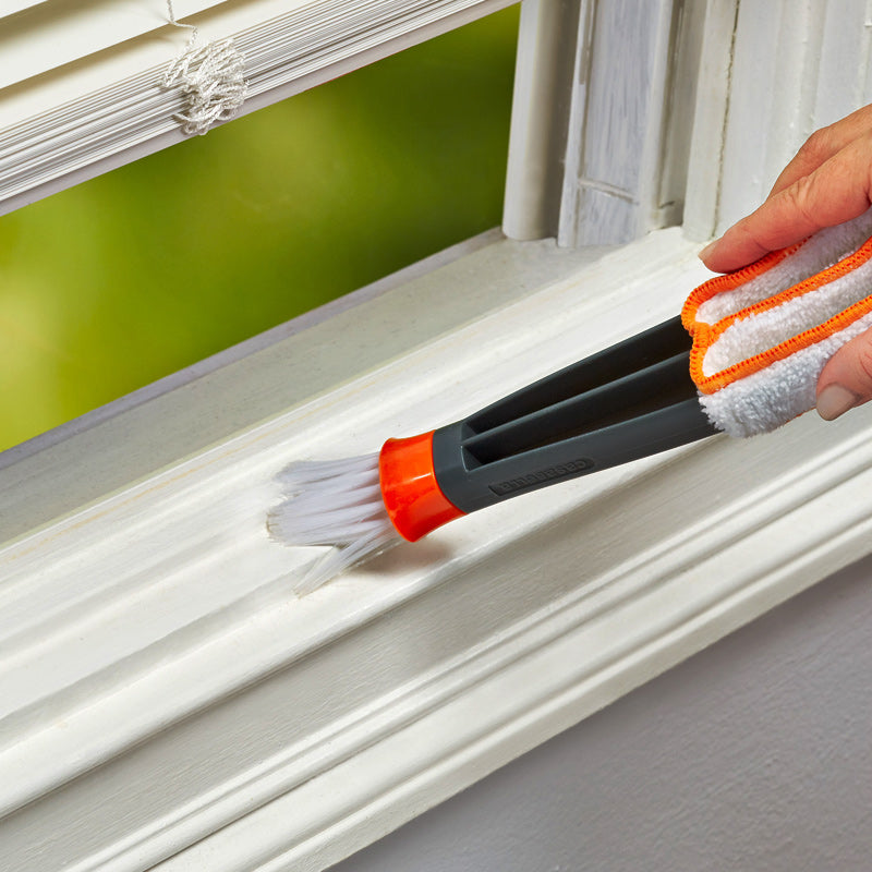 Casabella Microfiber Blind Cleaner Graphite Orange