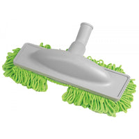 12-inch central vacuum microfiber mop with detachable washable pad