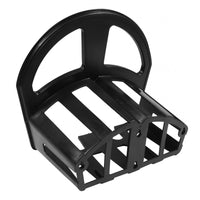 wand-mounted tool caddy clip for central vacuum attachments