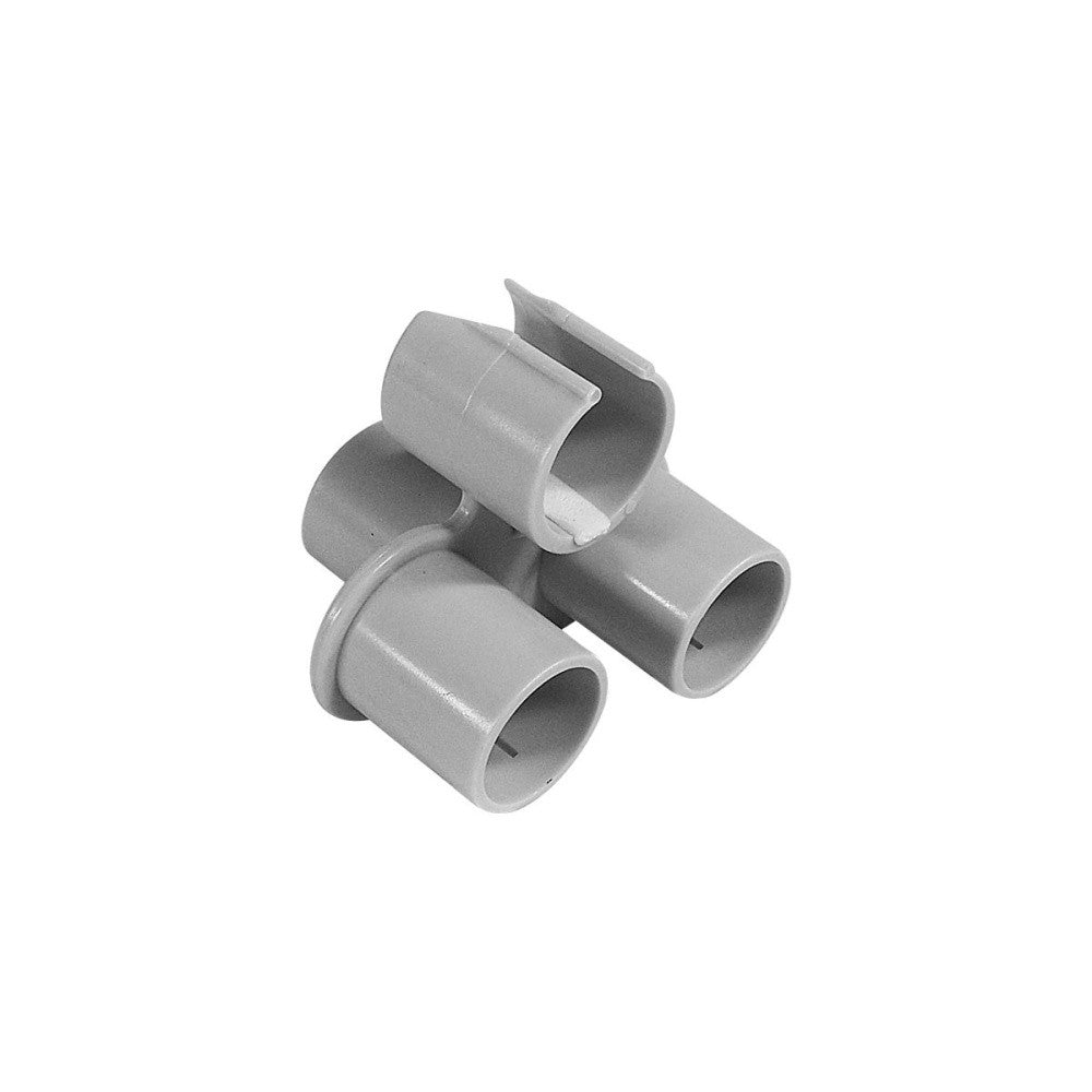 Wand-mounted tool caddy clip for central vacuum attachments