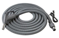 Broan-NuTone CH520 Deluxe Current-Carrying Crush-Proof Central Vacuum Hose with Comfort Grip Handle and Fingertip On/Off Control, 30-Feet