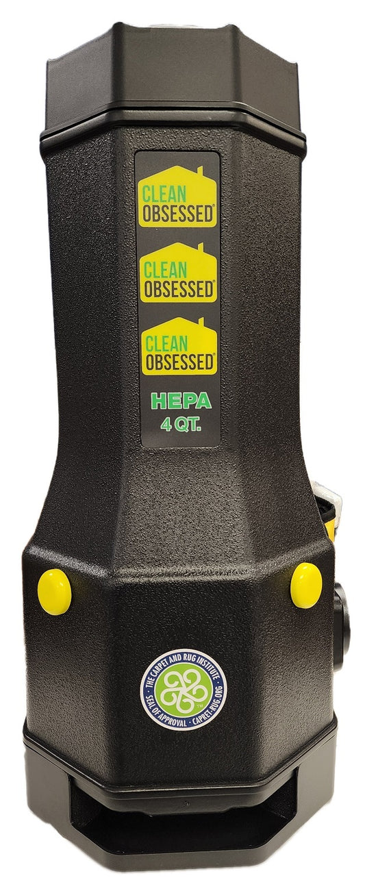 Clean Obsessed Commercial Backpack Vacuum – 4 Qt, 6 Qt & 10 Qt (HEPA Filtration)