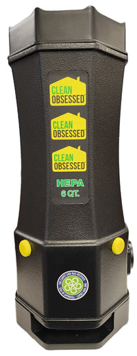 Clean Obsessed Commercial Backpack Vacuum – 4 Qt, 6 Qt & 10 Qt (HEPA Filtration)