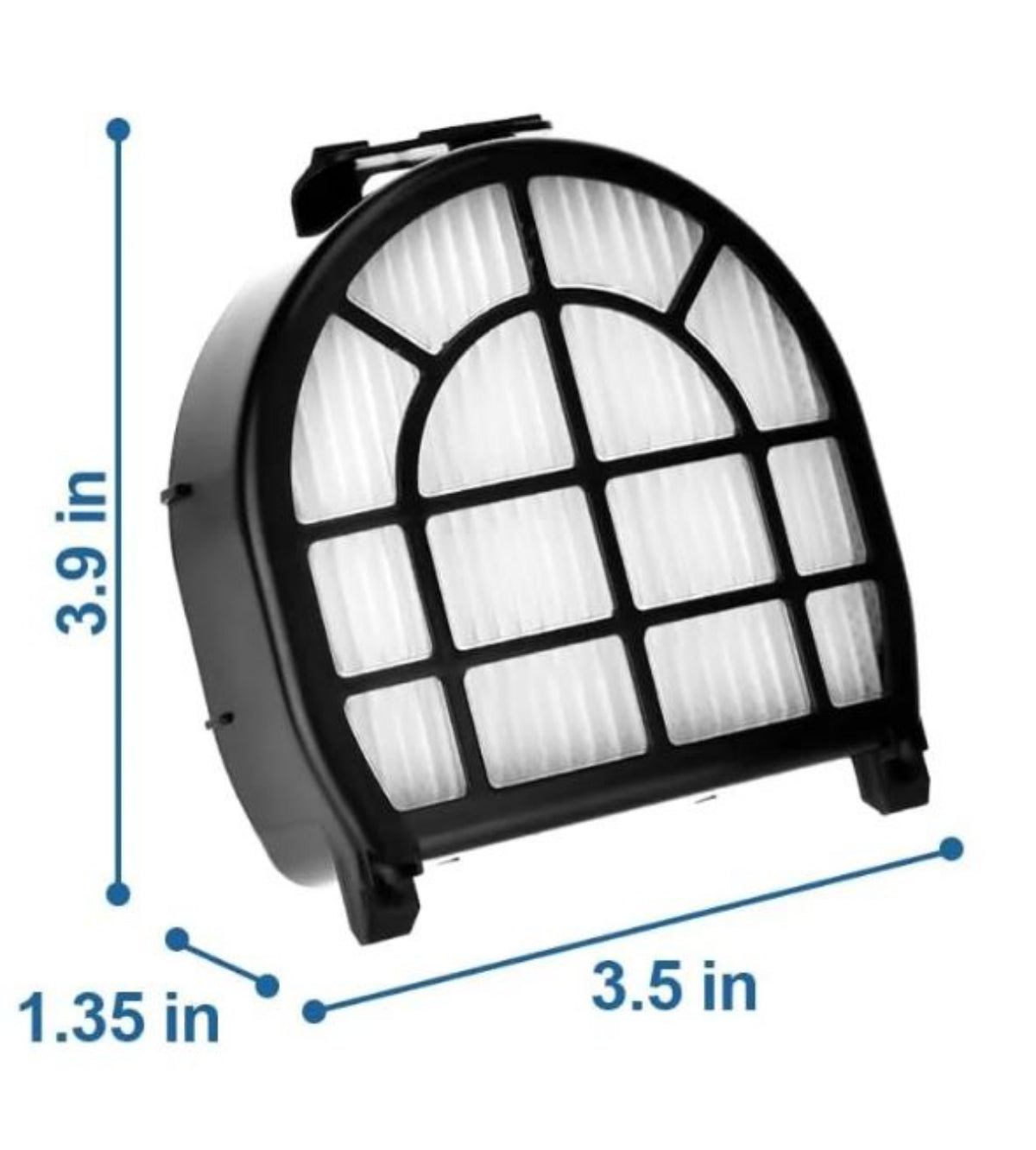 Shark HEPA FIlter for Shark Apex Uplift Lift-Away DuoClean Models LZ600, LZ601, LZ602, LZ602C, QU601QBK, QU601QBL, QU601QPR, QU602QBK, QU602QBL, QU602QBX, QU602QML, QU602QPK, QU602QPL, QU603QBK, Part # XHFFC600