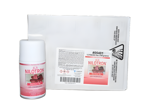 Nilodor Nilotron Metered Aerosol 7OZ Refill, Red Cloveronly Available by the Case (12) Vacuum #05401
