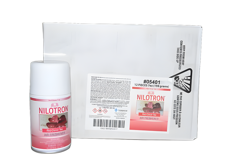 Nilodor Nilotron Metered Aerosol 7OZ Refill, Red Cloveronly Available by the Case (12) Vacuum #05401