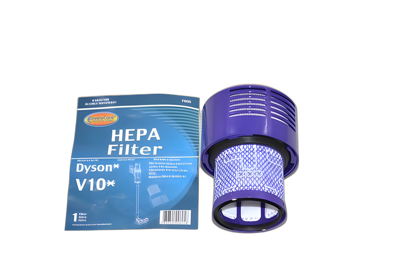 HEPA Filter For Dyson V10 Battery Stick Vac Vacuum, SV12 #F605, Replaces 969082-01, DY-96908201, CLOSED TOP
