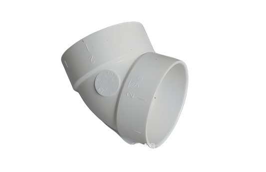 Elbow Plastiflex, 45° Sweep Vacuum #SV8056