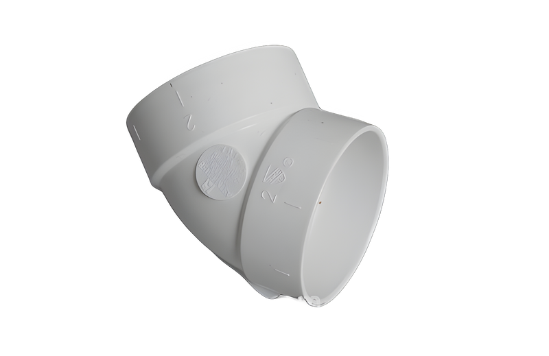 Elbow Plastiflex, 45° Sweep Vacuum #SV8056