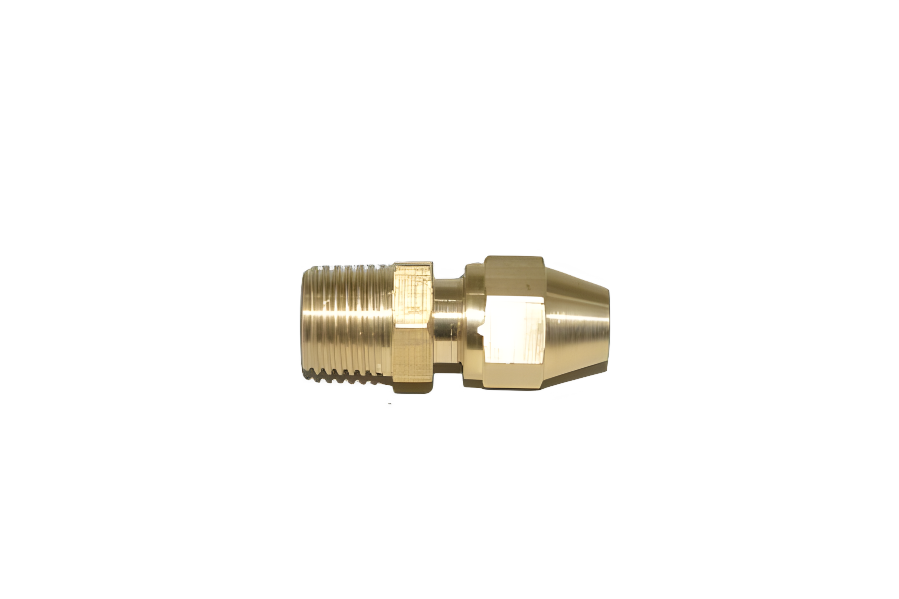 Compression Jet Compression Fitting, Jet Wand, Brass, 1/4