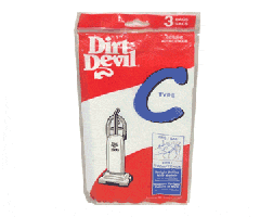 Dirt Devil Type C Vacuum Bags 3-700147-001 - Genuine - 3 pack
