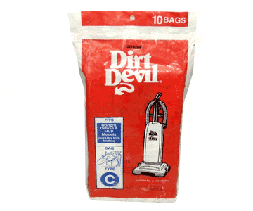 Dirt Devil Type C Vacuum Bags 3-700148-001 - Genuine - 10 pack