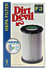 Dirt Devil F3 HEPA Filters 3-250435-001- Genuine