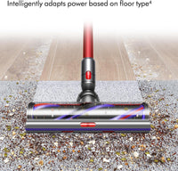 Dyson Outsize Cordless Vacuum Cleaner, Nickel/Red, Extra Large Bin & Wider Head, 447922-01