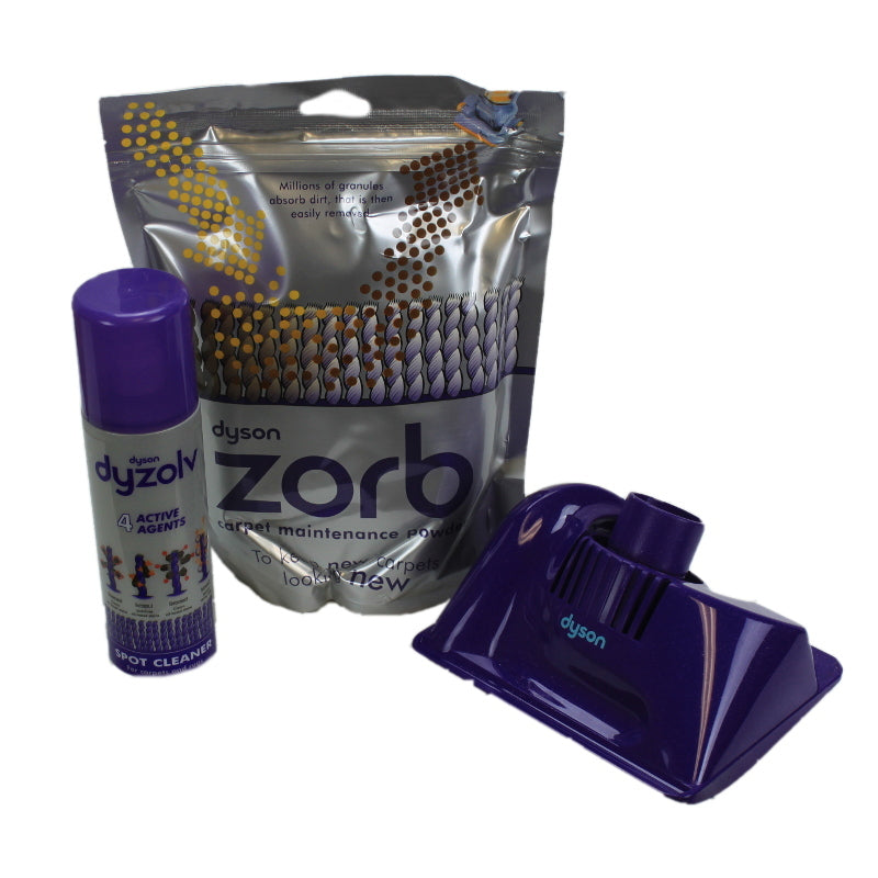 Dyson Kit, Carpet Cleaning with Powder, Groomer, Spot Clean