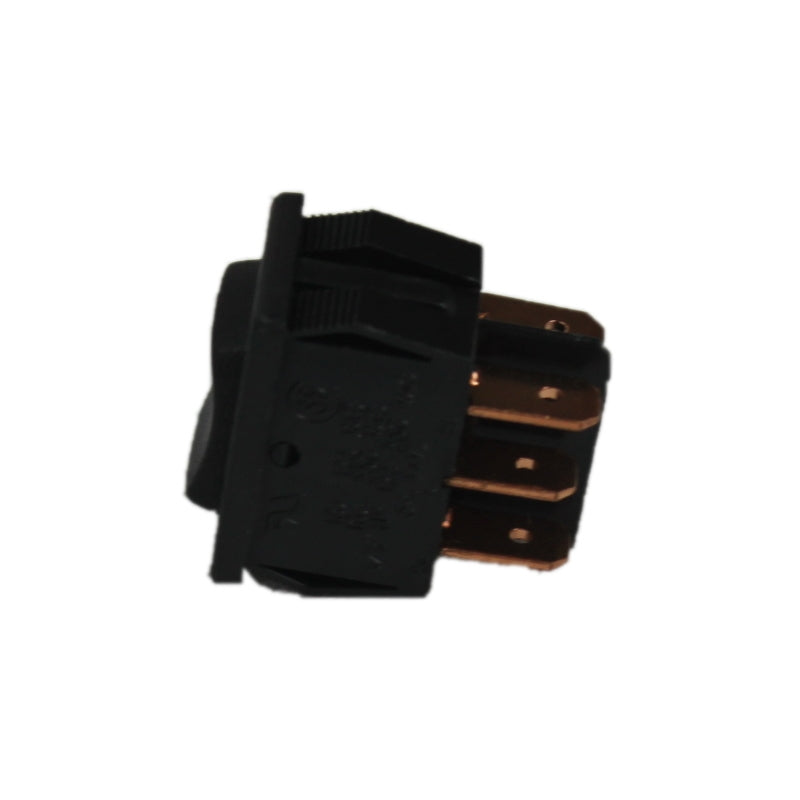 38342-2 Switch, Blk Rocker 3-Way 6 Terminal Excalibur 6404