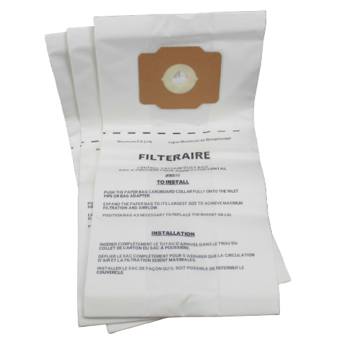 Eureka Replacement: ER-1458 Paper Bag, Eureka Central Vac Beam/Eur/Lux ML 3 Pk