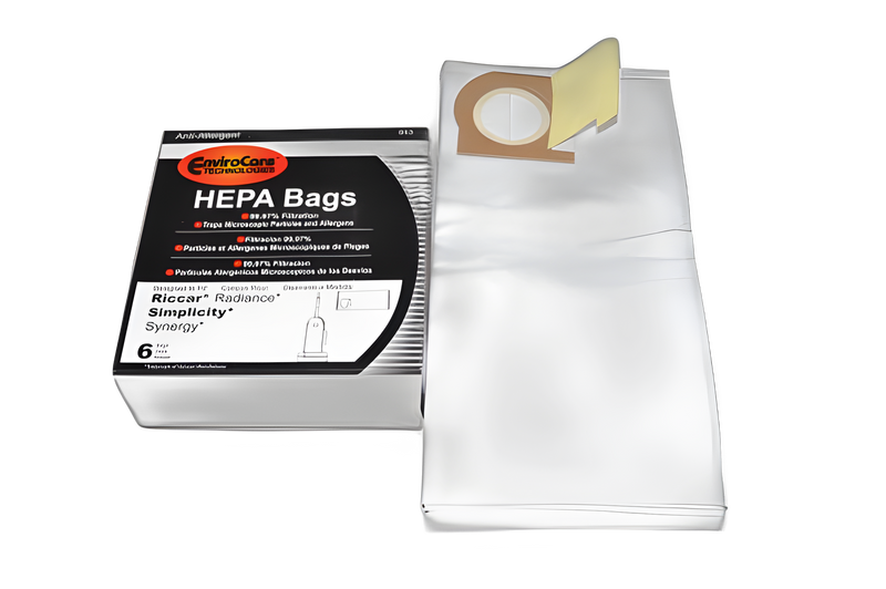 Simplicity/riccar Paper Bags Riccar, X, Radiance, Simplicity, Synergy(6pk),filtrete, Upright, Envirocare, Repl Vacuum #853