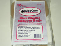 Commercial Vacuum Bags 56004 Triple S Speedster 600 1000 Vac SSS Backpack ECC167