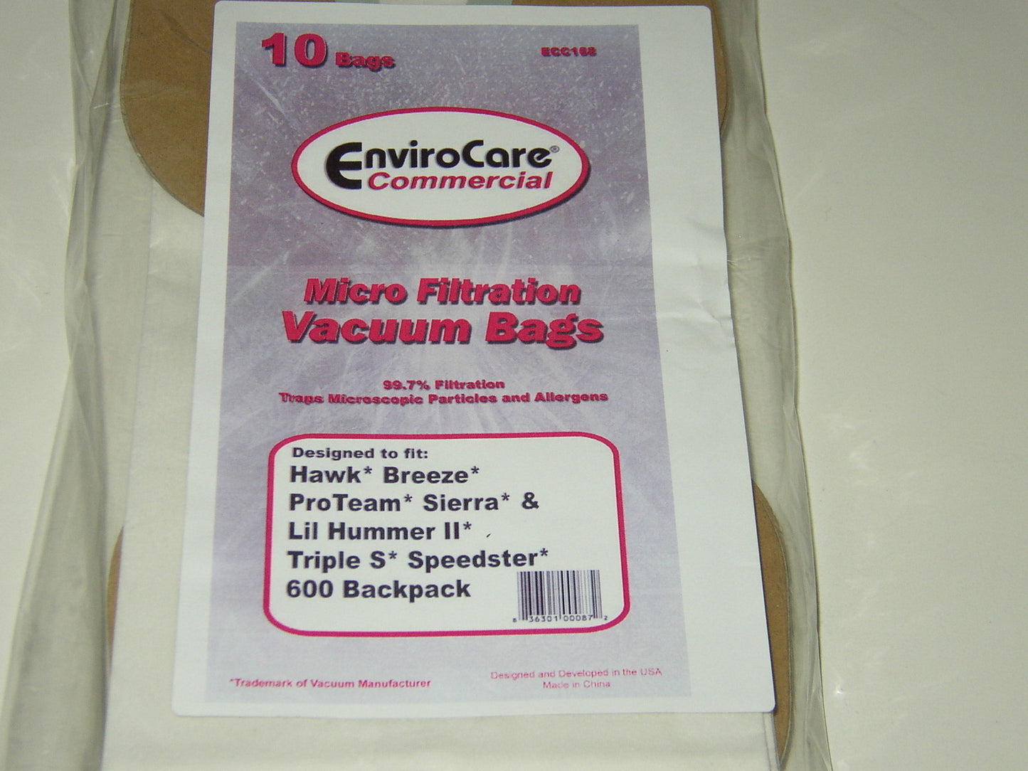 Sanitaire/ Tornado/ Koblenz, Powr-Flite Vacuum Cleaner Bags ‎for PV6, BP1400, BP6, PH300BP# ECC340 - Generic - 10 pack