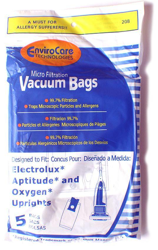 Electrolux Aptitude Upright  Micro Filtration vacuum cleaner bag- Generic - 5 pack