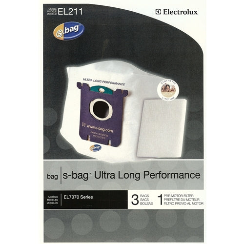 PAPER BAGS-ELECTROLUX,ULTRA S CLINIC,3PK,CANISTER