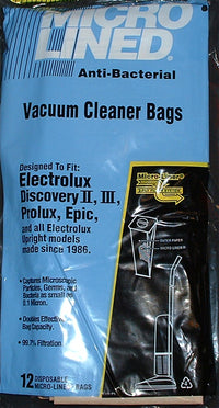Electrolux Style U Micro Filtration Anti-Bacterial Vacuum Cleaner Bags for Epic, Prolux, Advantage, Regency, Discovery, Genesis, Lux Uprights - 10 pack