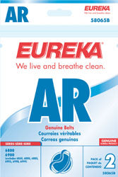Eureka 58065D Style AR Belt for Home Cleaning System Vacuums 2-Pack