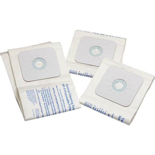 Kenmore Sears 50500, 20-50500, 478369, 20-50601  Central Vacuum Cleaner Bags - 3/Pk