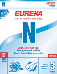 Eureka N Vacuum Bags 57988A, 107SW  - 3 Pack